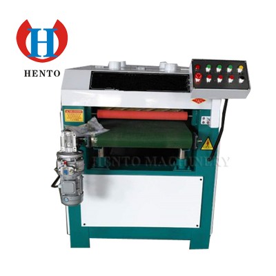 High Speed Furniture Woodworking Processing Machine / Cabinet Wardrobe Grain Wire Drawing Machine